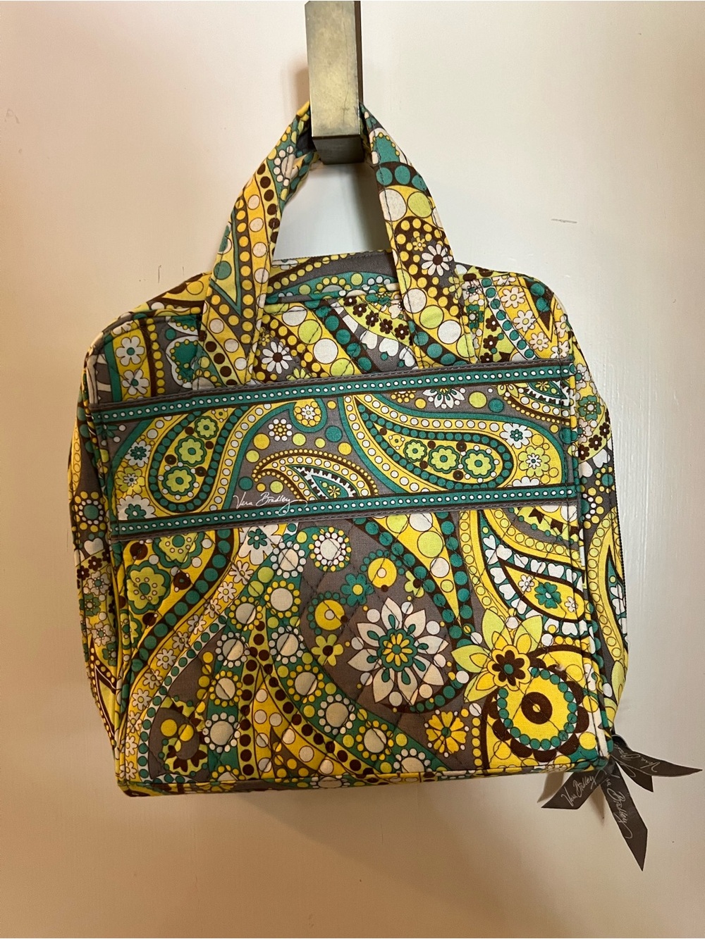 Vera Bradley Tech Organizer - Lemon Parfait 🍋